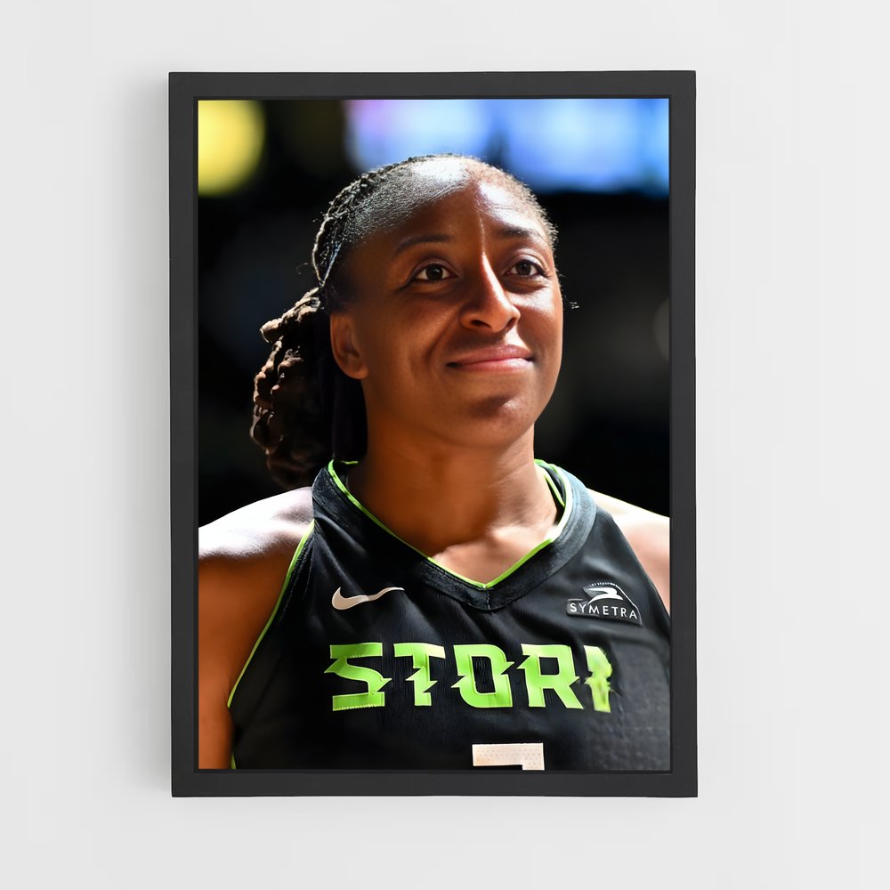 Poster Nneka en Action – affiche Basketball (vue 2)